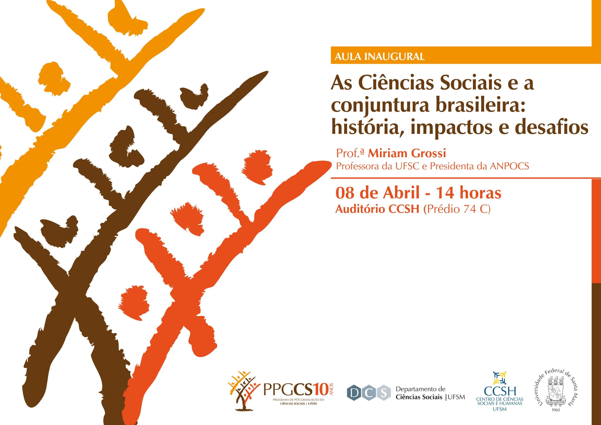 cartaz aula Inaugural 2019