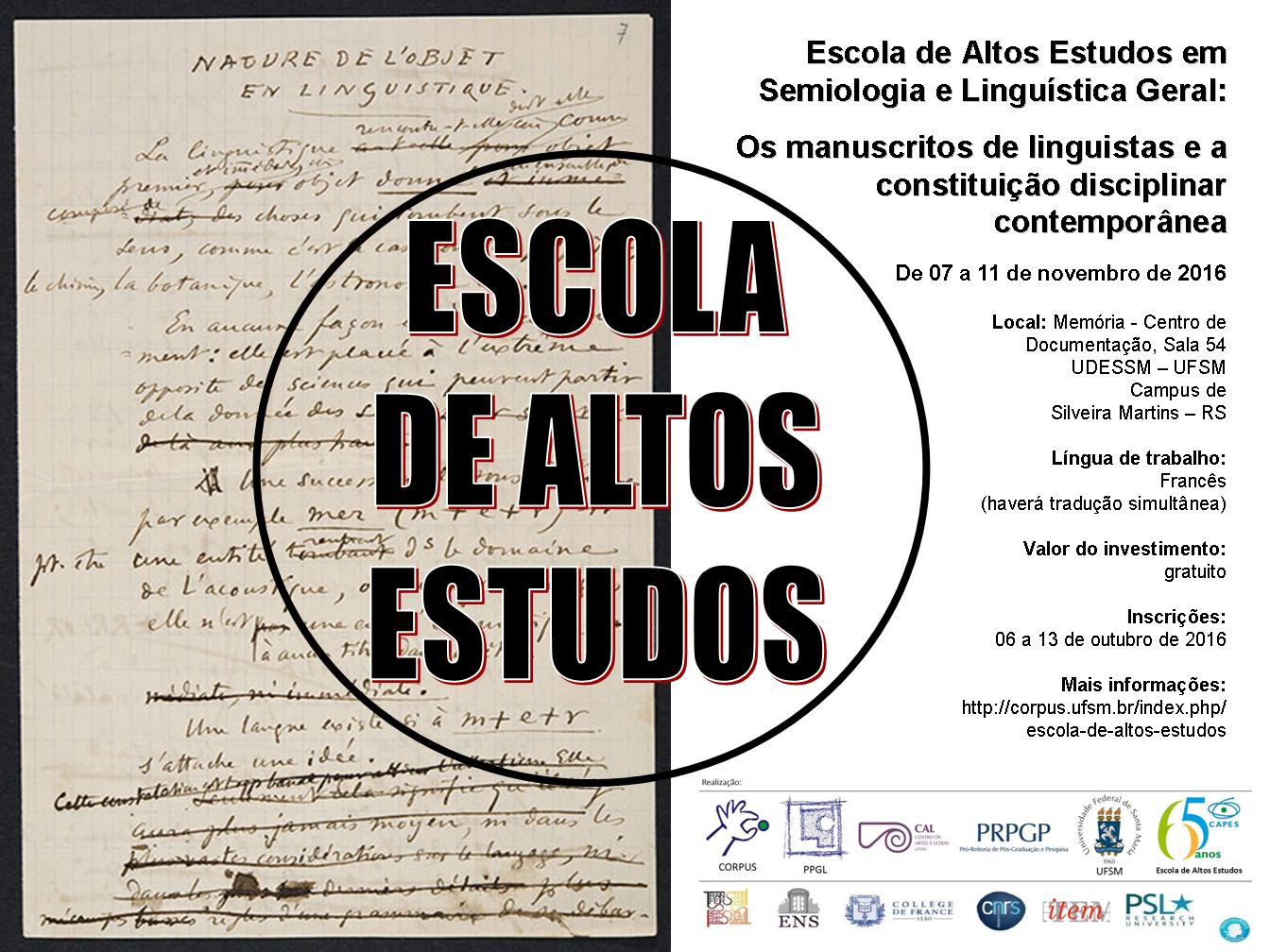 ESCOLA DE ALTOS ESTUDOS