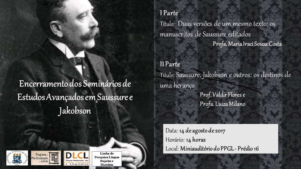 Seminário Saussure e Jakobson 2017