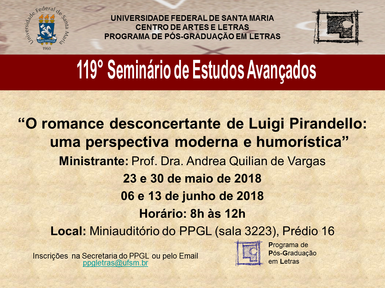119 seminário de estudos avançados