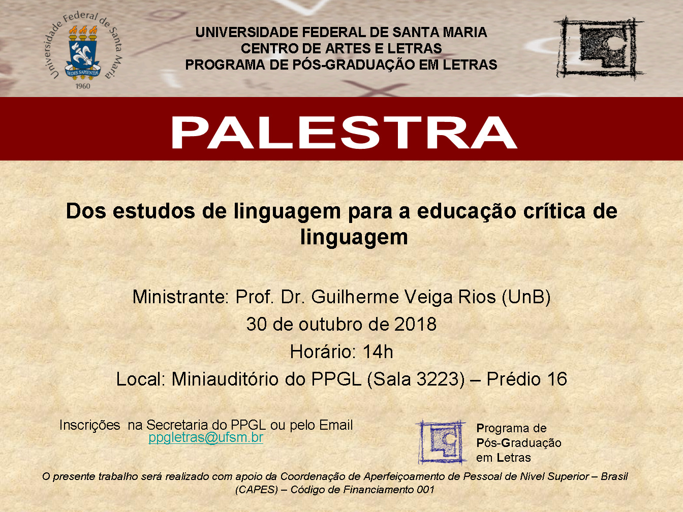 Palestra Prof. Guilherme Veiga Rios