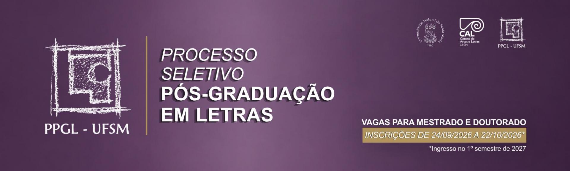 Processo Seletivo - Ingresso 2027/1