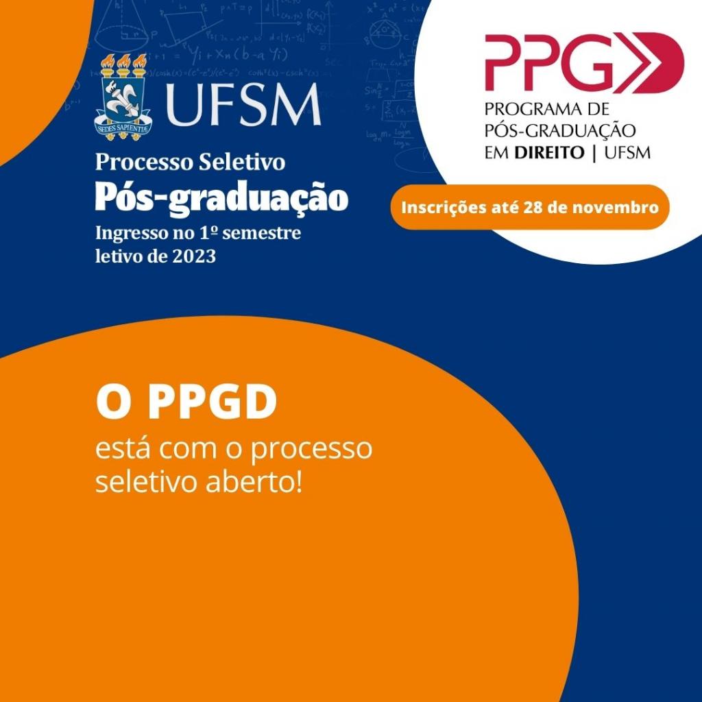 Programa de Pós-Graduação em Direito - PPGD - Início