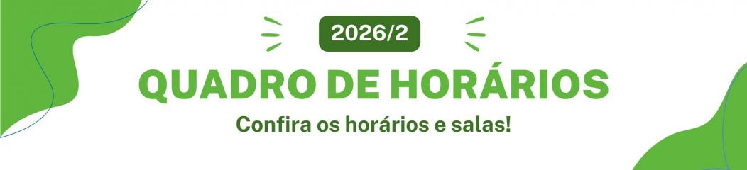 Quadro de horários 2
