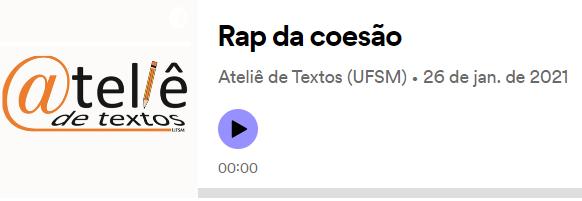 Glossário e letra Rap da Coesão
