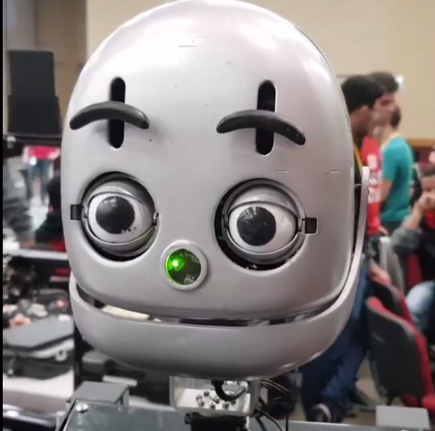 Rosto Animatrônico do robô Doris - TAURABOTS UFSM