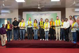 Recepção da comitiva brasileira nas visitas aos progressive farmers de uma FPO (Farmer Producer Organization), em Sonipat (Haryana) (1)