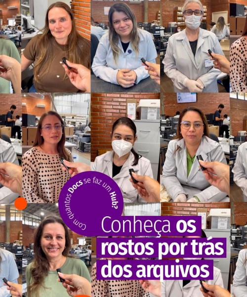 Capa Reel - Rostos dia do Arquivista