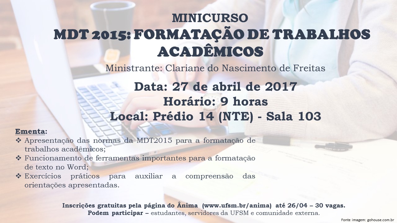 Cartaz Clariane - mdt2015