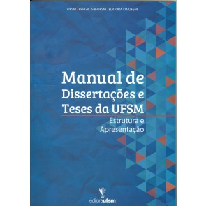 Capa do Manual de Dissertações e Teses da UFSM