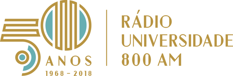 Selo comemorativo do cinquentenário da Rádio Universidade AM