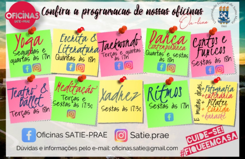 Agenda de oficinas Satie PRAE