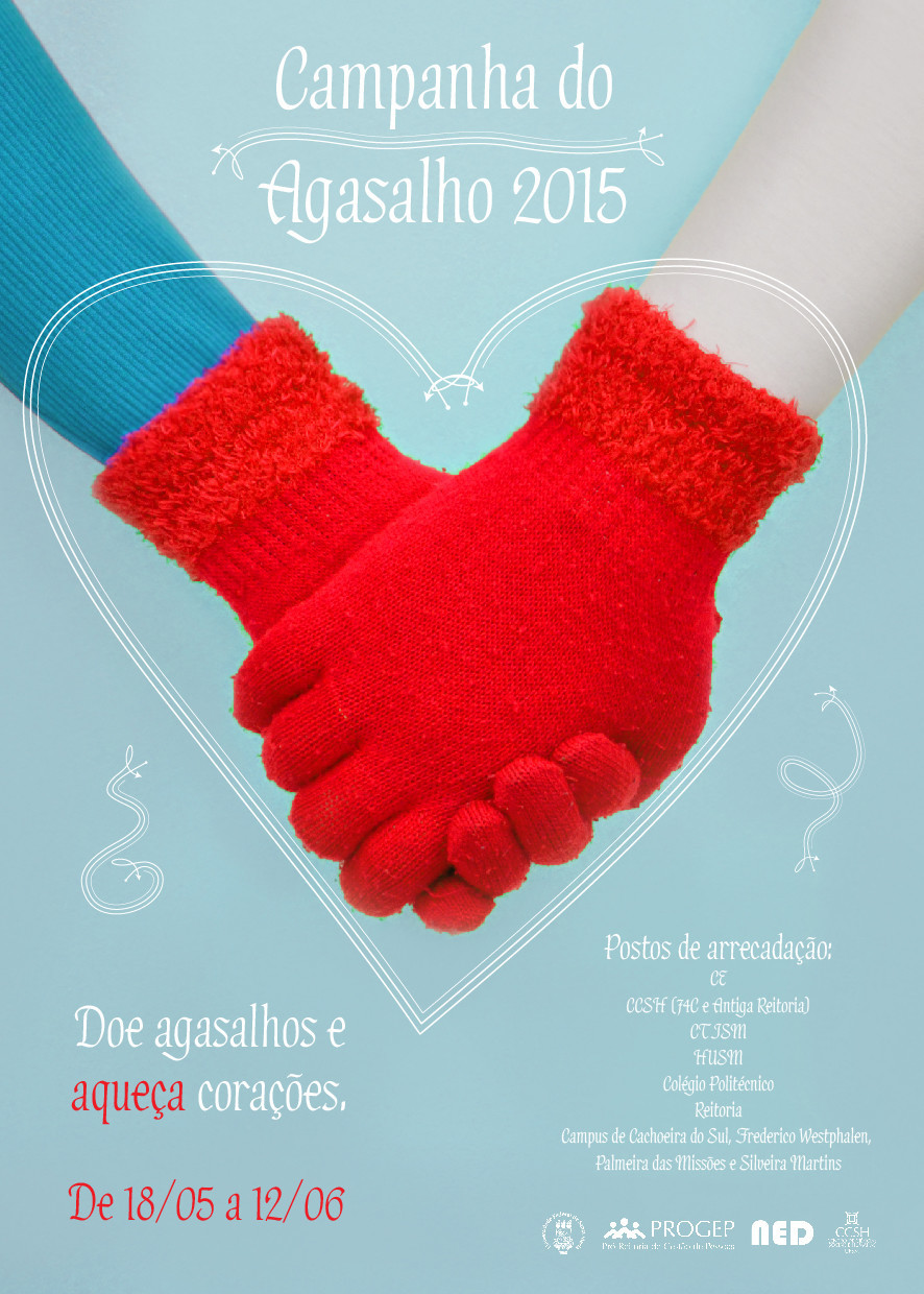 cartaz camapnha agasalho 2015