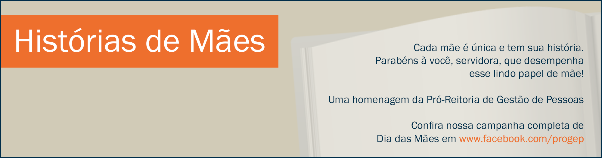 Banner Dia das M&atilde;es