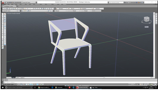 Etapa 1 - modelagem da cadeira