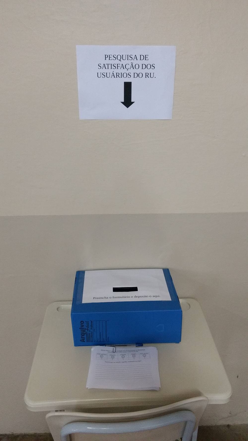 Caixa de Sugestões do RU 2