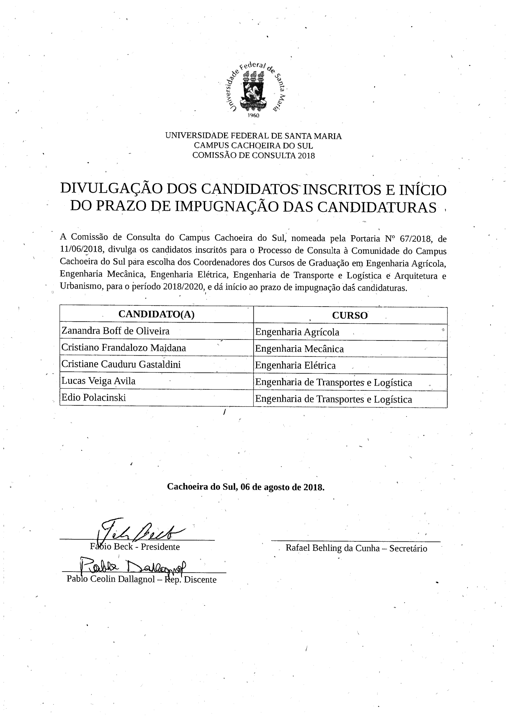 divulgacao candidatos inscritos 2018-1