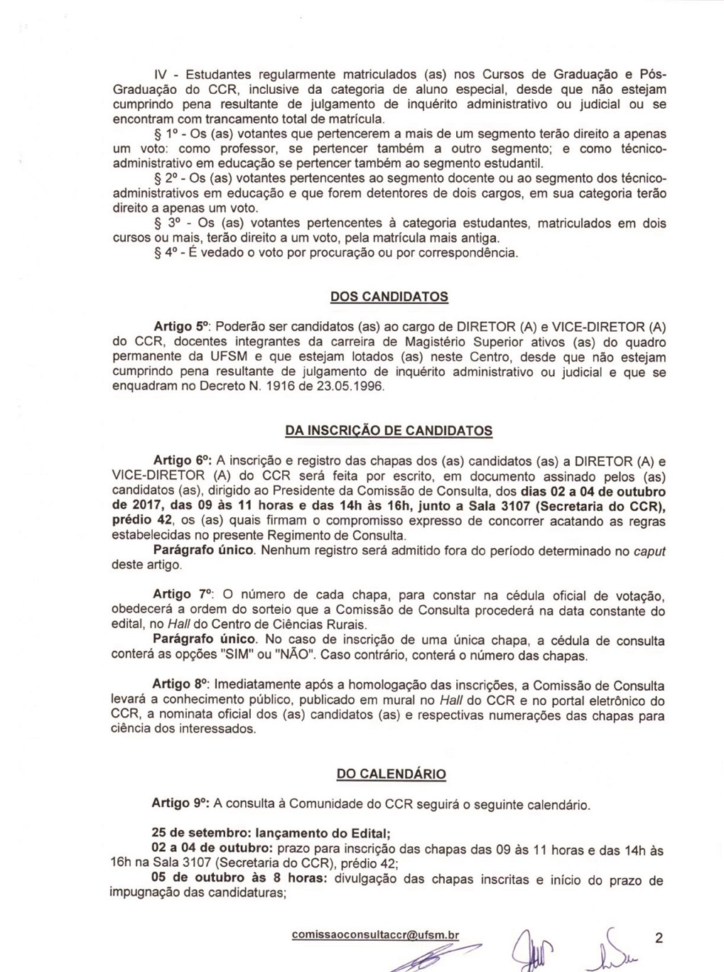 Regimento Consulta 2