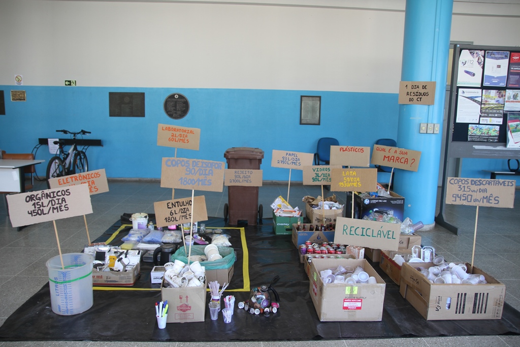 60 kg de lixo recicl&aacute;vel foram descartados em um dia