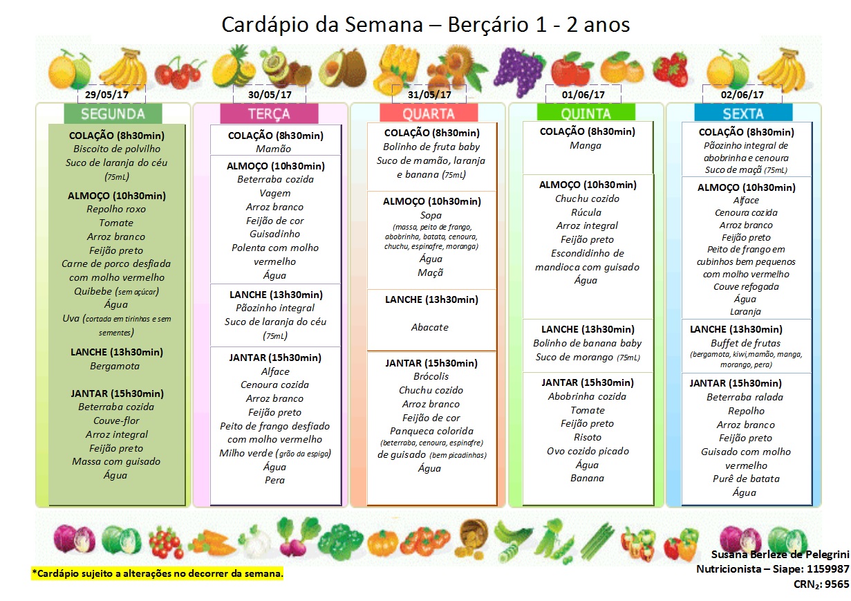 2017-05-29 cardápio 1 a 2 anos